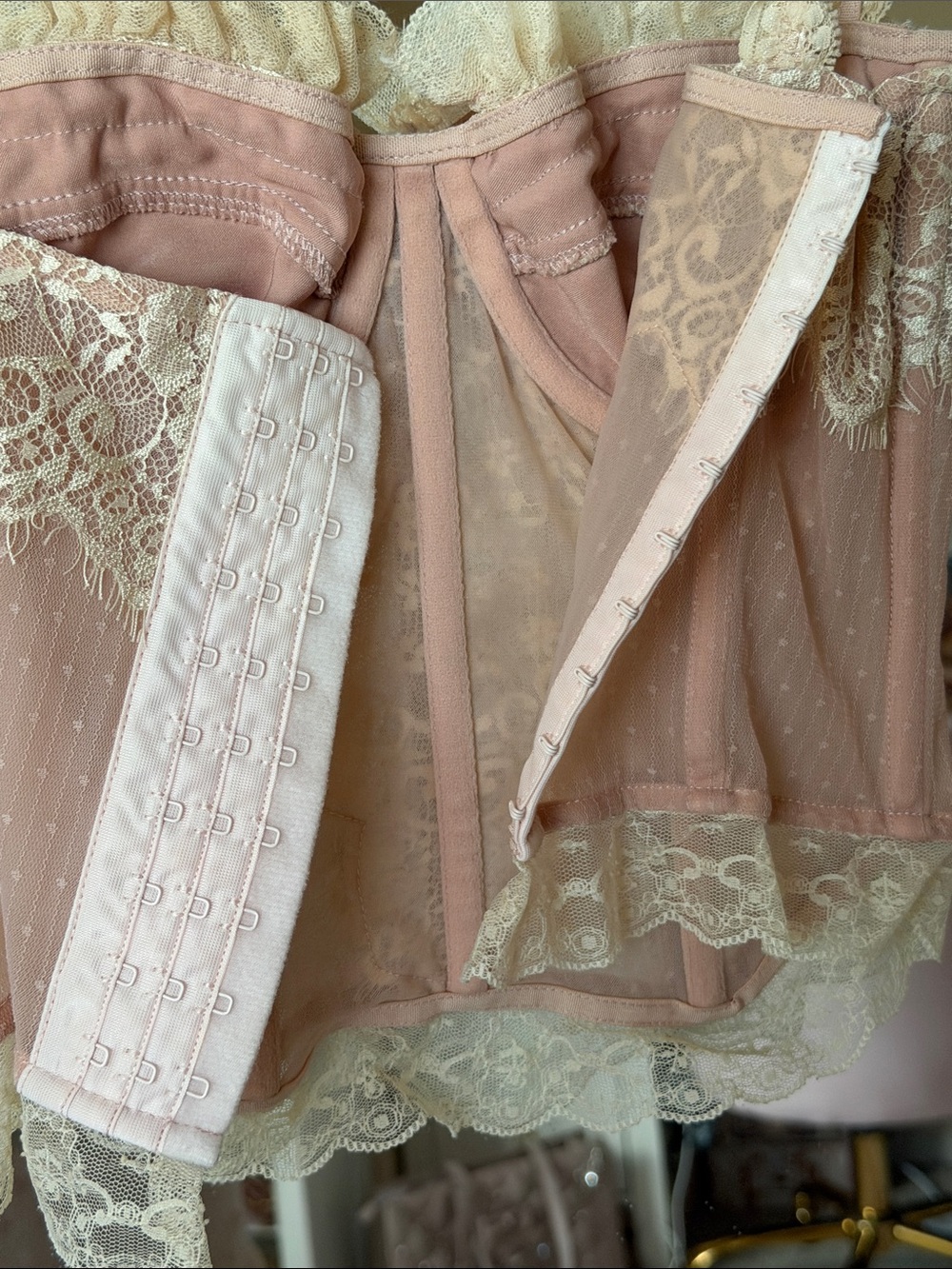 LaceMade Sheer Lace Top - Picture 5 of 5